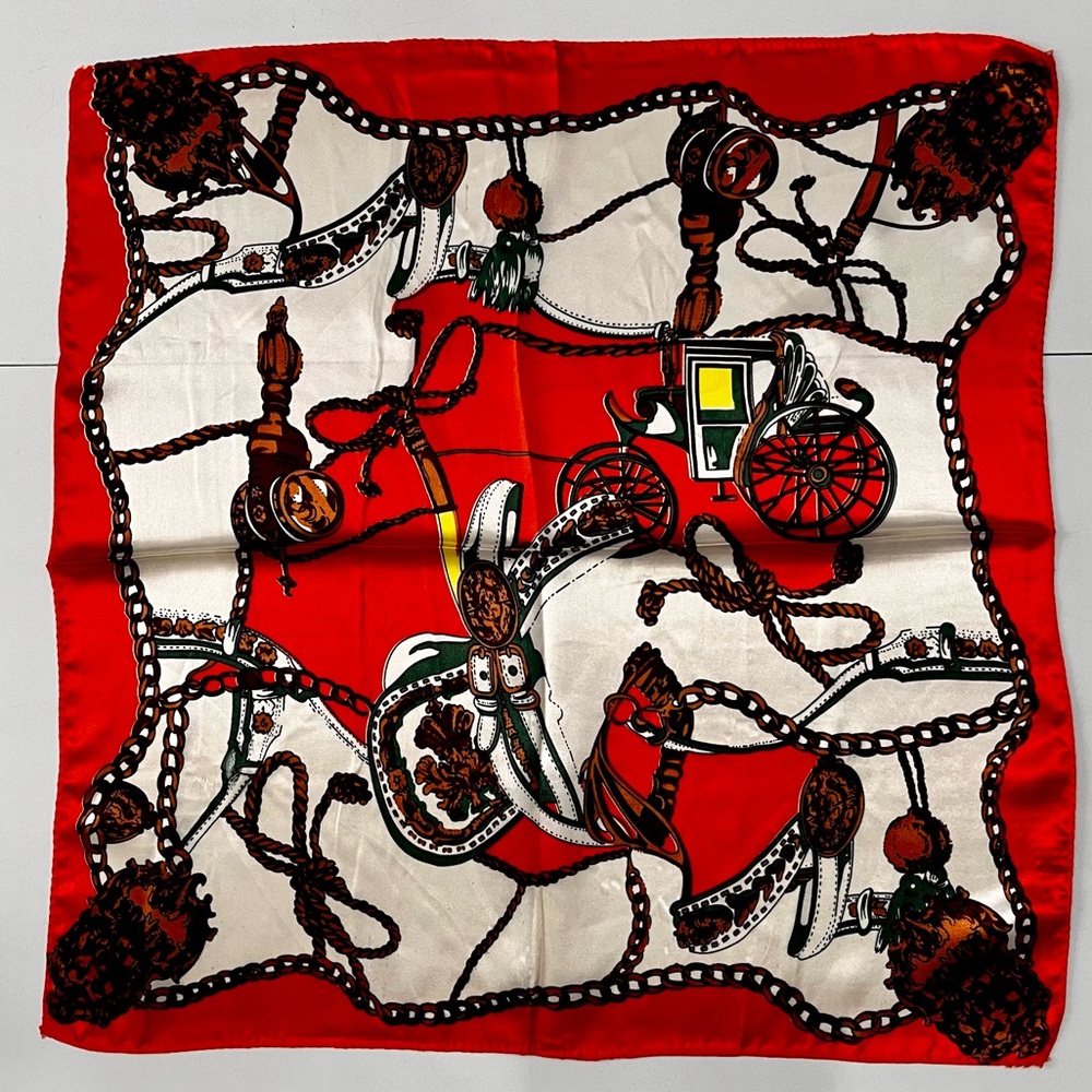 SCARF | Satin Fabric | Stagecoach | Western